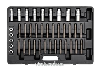 Ключі для кріплення амортизаторів YATO, кпл. 39 шт. [3]