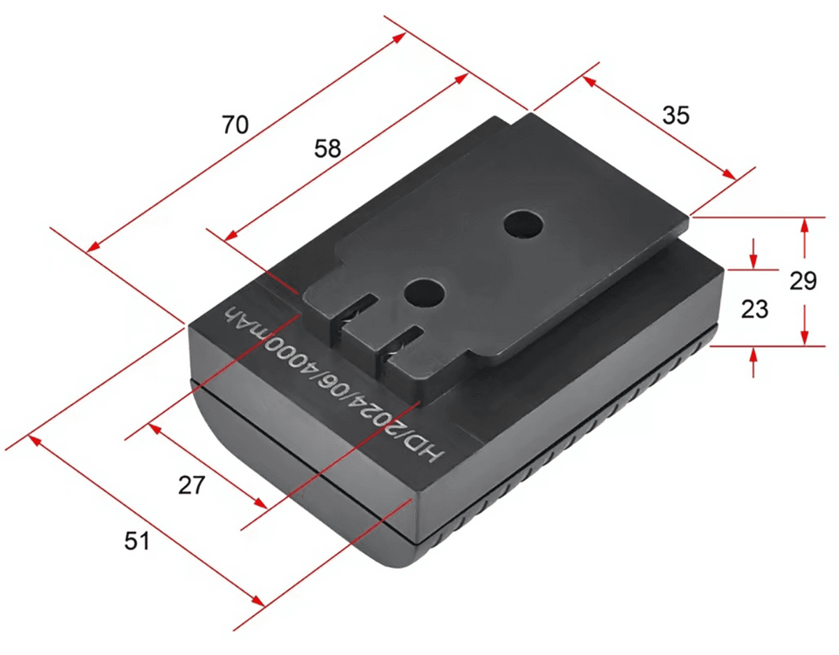 Акумулятор до YT-30417 YATO Li-Ion 3.7 V, ємність- 4 АГод [100]