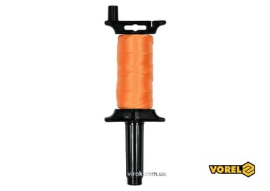 Шнур трасовочний поліпропіленовий на котушці VOREL : Ø= 1.2 мм, l= 70 м [12/48]