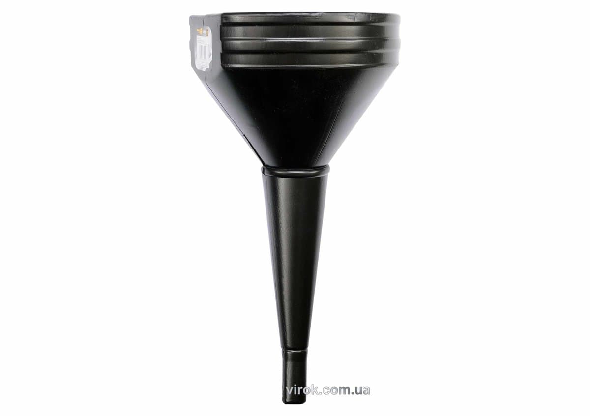 Лійка чорна VOREL : висота- 310 мм, зовнішній і внутрішній діаметр- 210 x 170 мм [25]