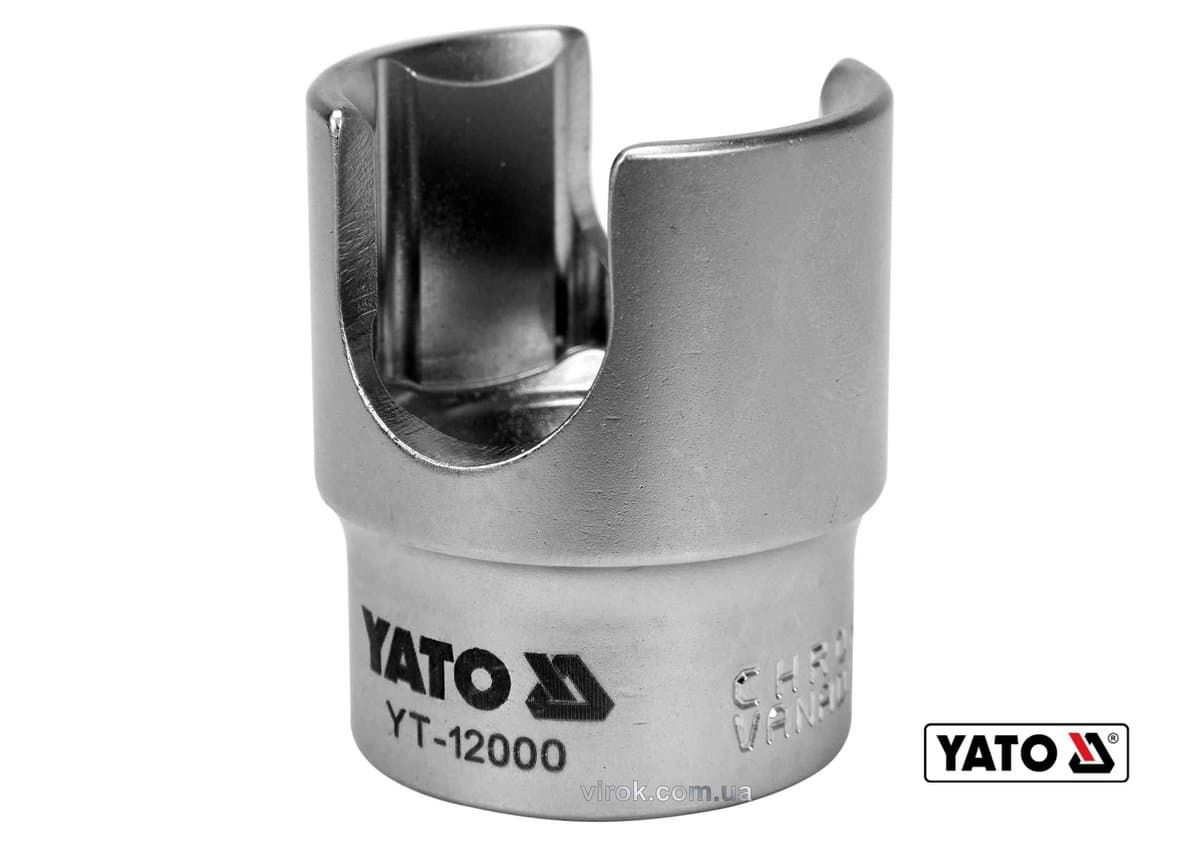 Головка торцева до паливного фільтра YATO : квадрат- 1/2", М27 мм, Cr-V [20/40]