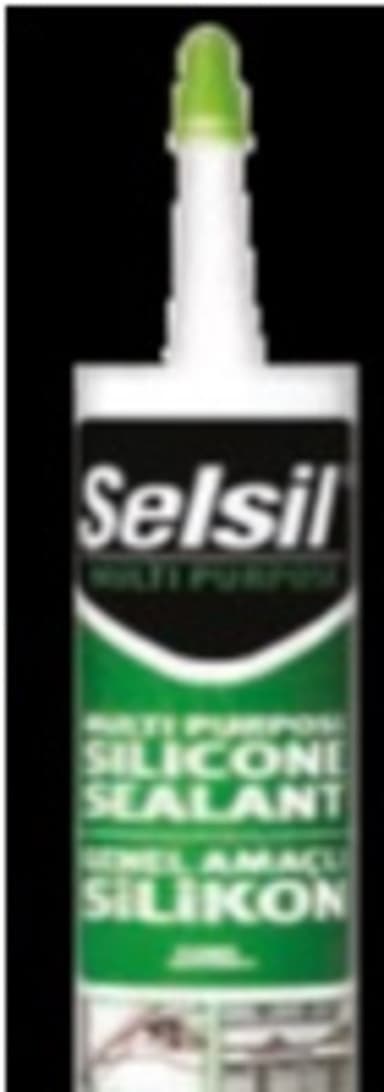 Герметик силіконовий універсальний SELSIL (Білий) V310 мл. [25]