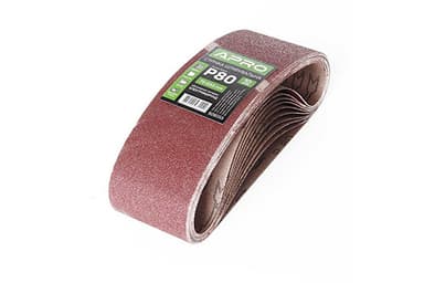 Стрічка шліфувальна нескінченна APRO P80 75×533мм (10шт)