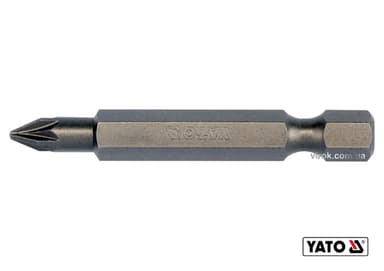 Насадка викруткова YATO : "Pozidriv" PZ1 x 50 мм. HEX 1/4". 10 (Уп/Шт.) [20/100]