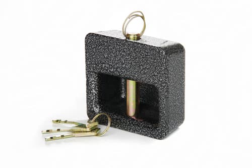 Замок навісний Краб - (78x69x38мм), дисковий (фінський) ключ AURORA