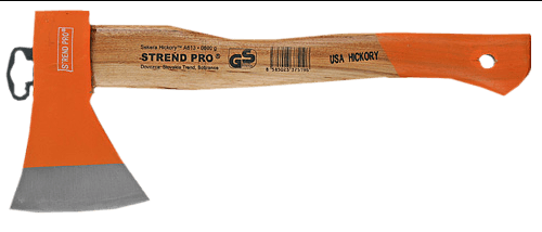 STREND PRO Сокира оранж, дерев.ручка,горіх 800г