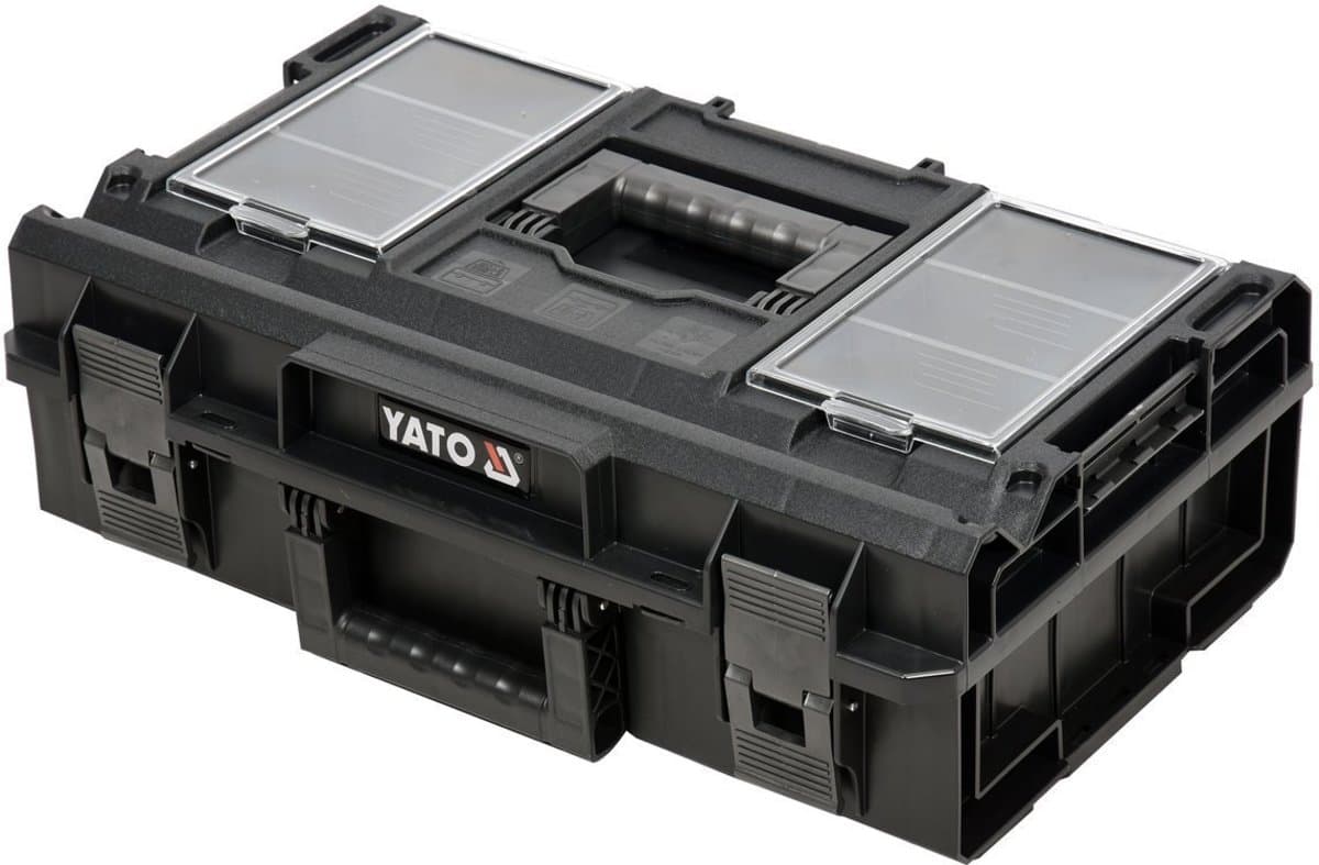 Ящик для інструментів YATO модульний до YT-09166, 585х385х190 мм, з пластика [1]