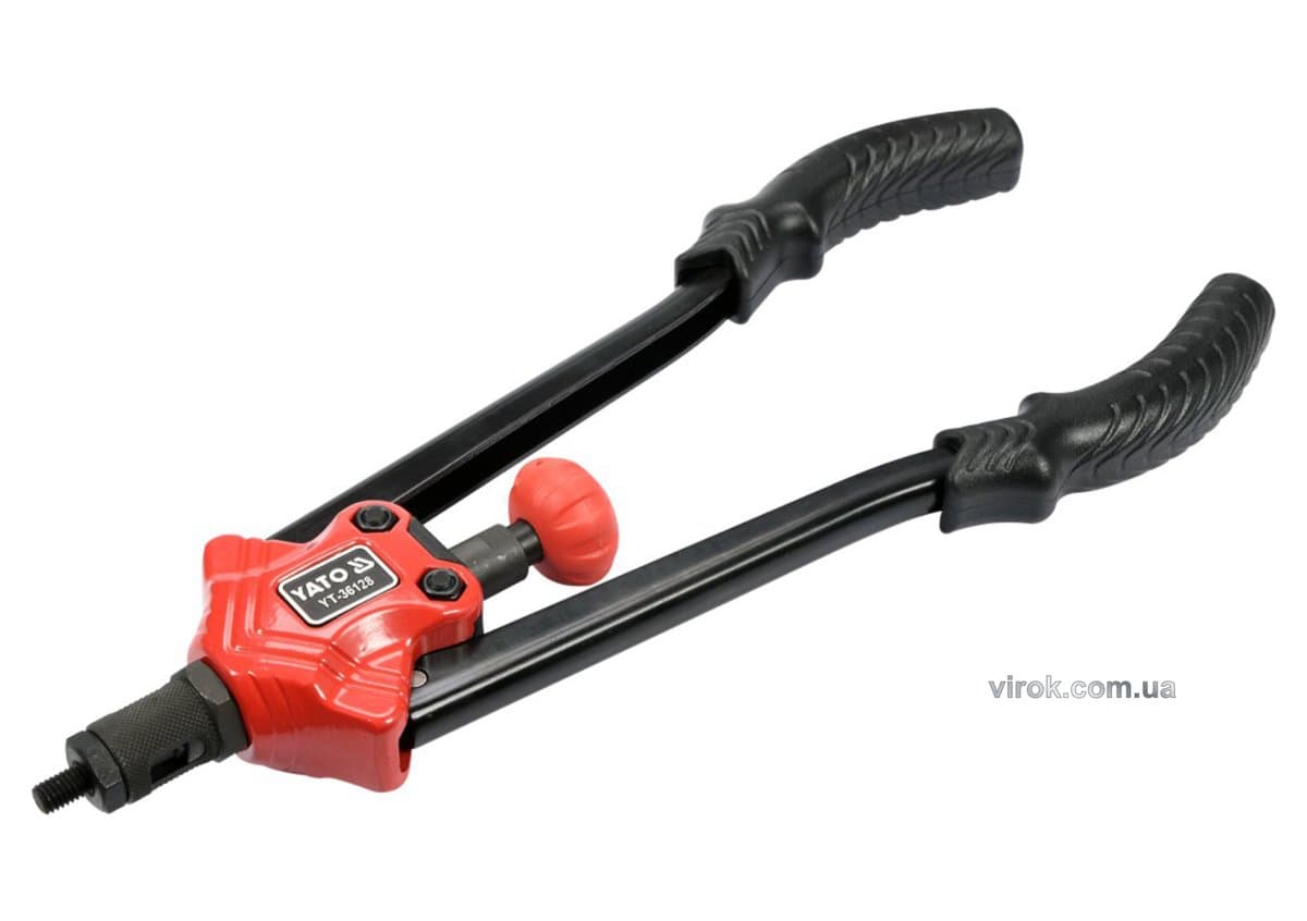 Заклепочник дворучний YATO для нітогайок М3-12 мм, l=360 мм [6/72]