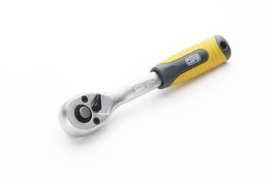 Ключ-тріскавка CrV 1/4 72T (з зігнутою ручкою) Профі СИЛА