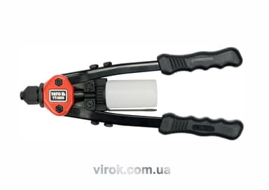 Заклепочник дворучний YATO для нітів Ø=3,2; 4; 4,8; 6; 6,4 мм, l= 330 мм [16]