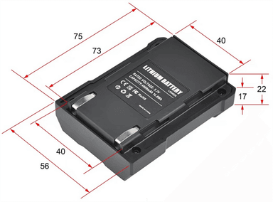 Акумулятор до YT-30419 YATO Li-Ion 3.7 V, ємність- 4 АГод [100]