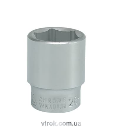 Головка торцева 6-гранна YATO : квадрат 3/4", М= 28 мм, L= 50 мм [12/96]