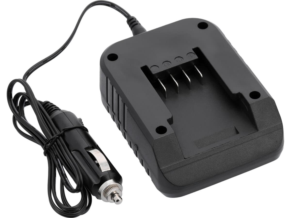 Зарядний пристрій від автомобільної від мережі 12-28 B YATO для акумуляторів Li-Ion 18 В, 2 А, USB-в