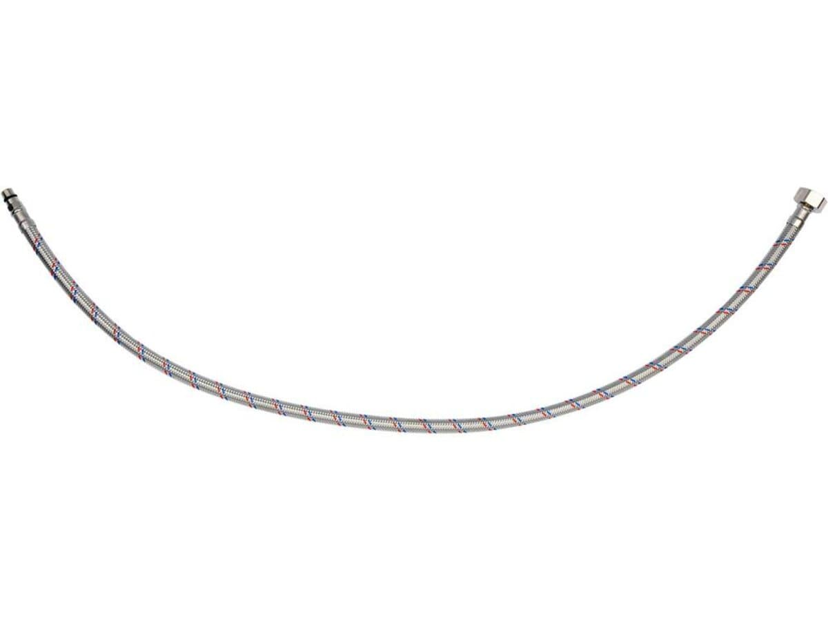 Шланг водопровідний з опліткою з нерж сталі FALA l= 800мм Ø= 8/12, з'єдн F-1/2" х M-M10x1- 17мм 1МПа