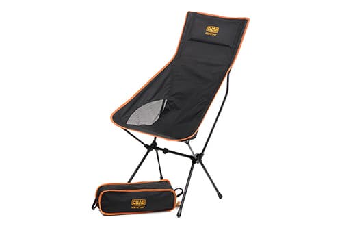 Крісло розкладане Компакт високе 57х39х44/102см, сталевий каркас СИЛА