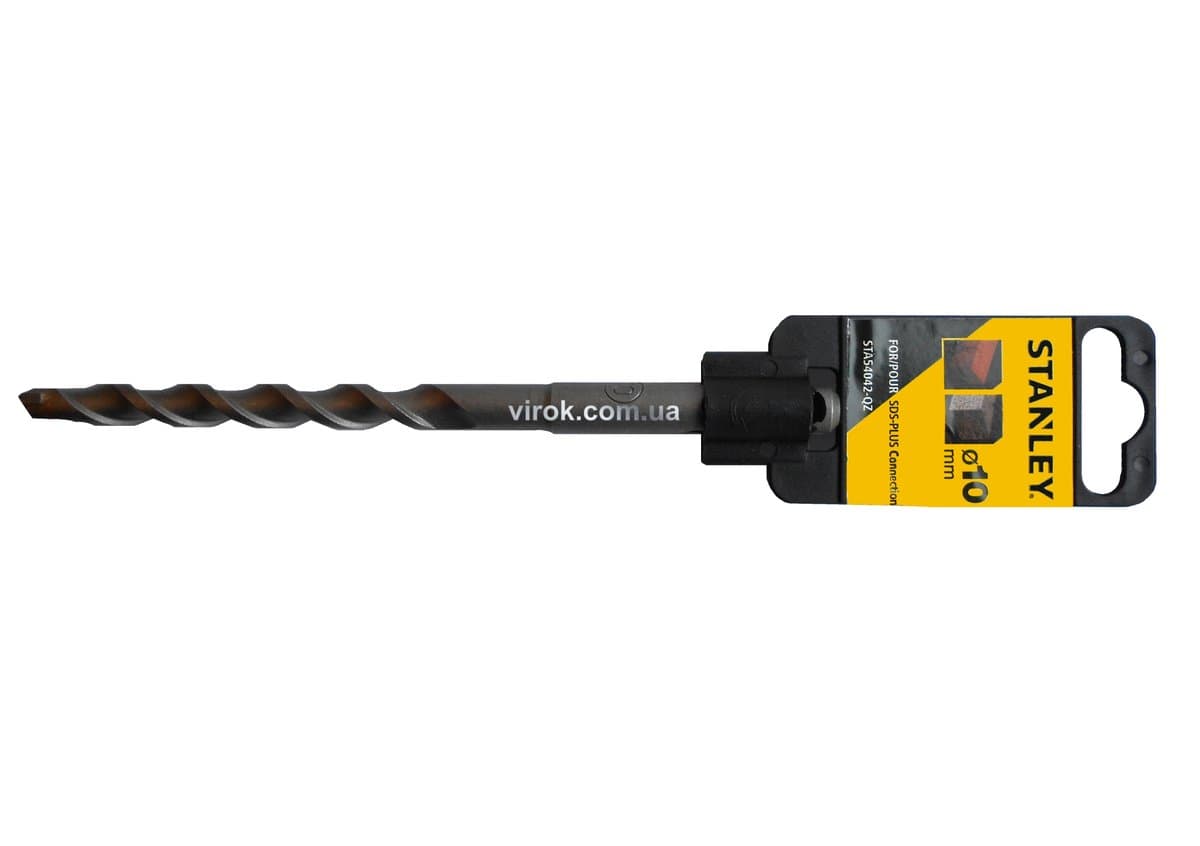 Свердло по бетону, каменю (бур) STANLEY : SDS+, Ø= 10 x 160 /100 мм