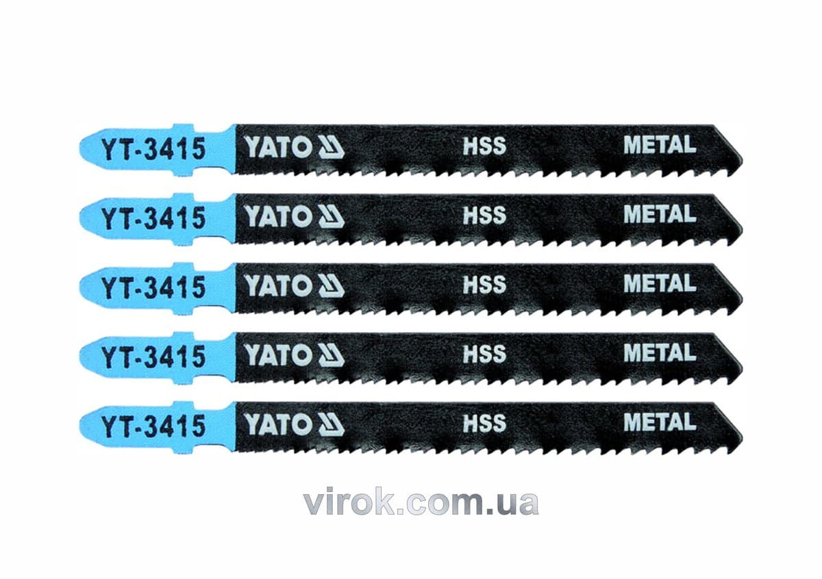 Полотно для електролобзика(метал) YATO : 24-10TPI, L= 100 мм, Уп. 5 Шт. [25/250]