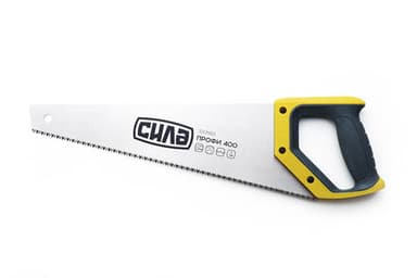 Ножівка по дереву 450мм з пластиковою 2-х компонентною рукояткою СИЛА