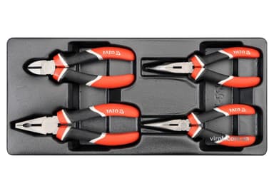 Вклад до інструментальної шафи YATO, набір кліщів 4шт. [8]