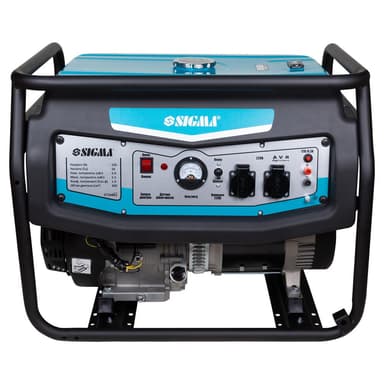 SIGMA Генератор бензиновий 5.0/5.5кВт 4-х тактний (ручний пуск)