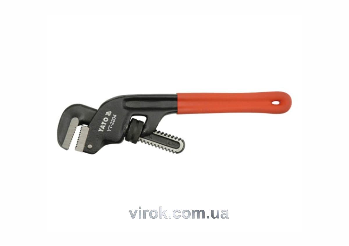 Ключ трубний YATO : L= 450 мм. ПВХ-покриття [3/12]