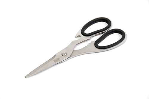 Ножиці господарські залізні ручки з гумовою вставкою 19см СИЛА