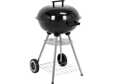 Гриль круглий вугільний LUND, решітка Ø= 41см, на 4 ніжках/ 2 колеса з кришкою; 47х44х73 см