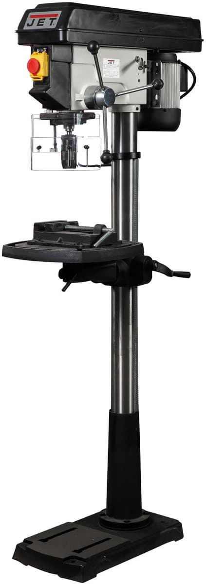 Свердлильний верстат JET JDP-17F : 230В, 1(0.55)кВт. МК-3 Ø≤25 мм. 12 шв. 160 - 3330об.