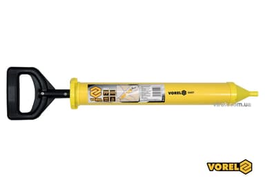 Шприц для нанесення будівельних сумішей VOREL: корпус Ø=60 мм, сопло Ø=10мм. l=660мм, пластиков [24]