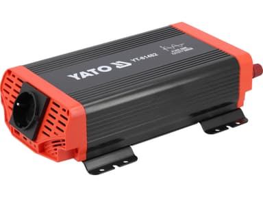 Перетворювач напруги YATO з джерела 12 В DC в 230 В, номінально- 600 Вт AC, піковий- 1200 Вт [5]