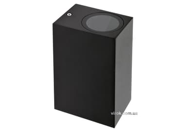 Світильник 2-LED настінний, мережевий YATO, квадратний, 35 Вт, 68 х 150 х 92 мм, цоколь GU10 [12]