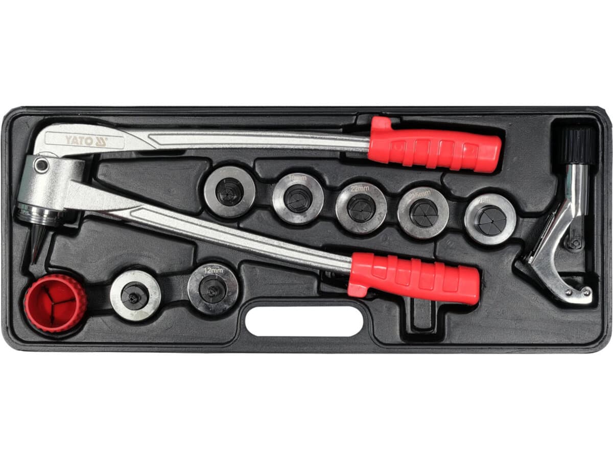 Розширювач мідних труб з різаком YATO; 7 положень Ø= 3/8", 1/2", 5/8", 3/4", 7/8", 1", 9/8" [4]