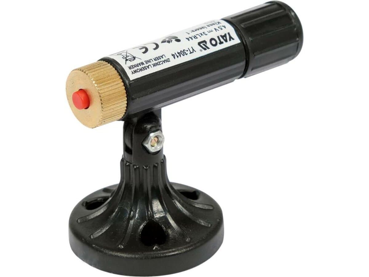 Маркер ліній лазерний YATO в проміжку до 3 м, 70х 60 мм, живлен. від 3 батарей LR44 [6/36]