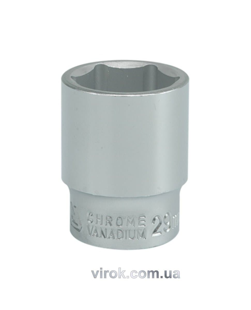 Головка торцева 6-гранна YATO : квадрат 3/4", М= 29 мм, L= 50 мм [12/96]