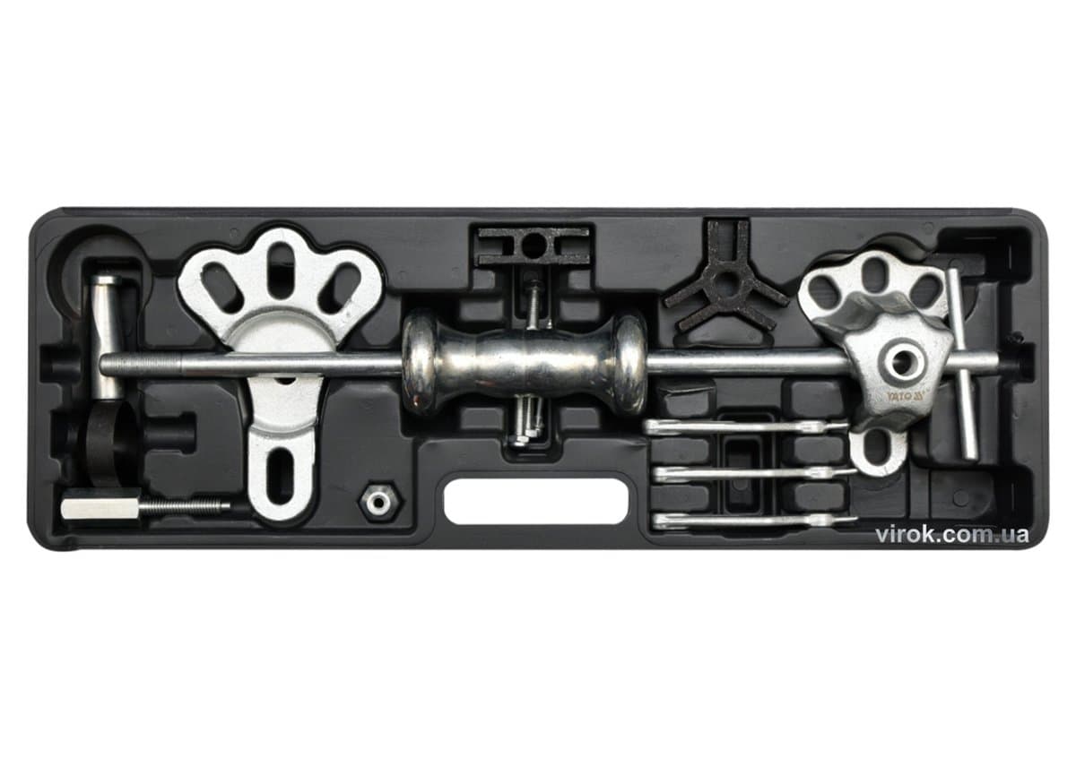 Знімач ступиць і підшипників інерціальний YATO, компл. 16 елем. [2]