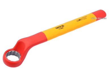 Ключ накидний електрика VDE YATO : М24 мм, вигнутий до 1000V(DW)