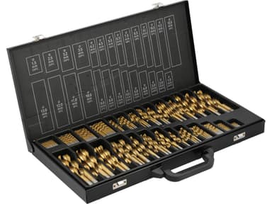 Свердла по металу YATO: HSS, Ø= 1-13 мм. покриті титаном у футлярі, 300 шт. [4]