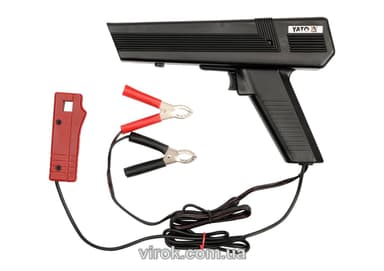 Стробоскопна лампа YATO для двигунів, U= 12 В, макс. макс. 8000 об/хв. [6/12]