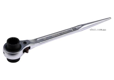 Ключ торцевий YATO з тріщаткою : M= 19x22 мм, L= 315 мм [2/40]