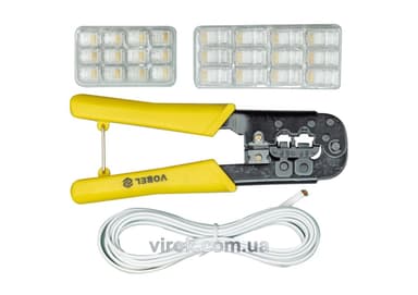 Кліщі для обтискання і зачистки проводів VOREL [10/40]