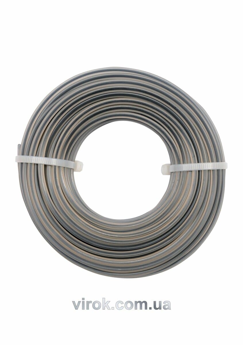 Жилка для тримера трикутник FLO : Ø= 2,4 мм; l= 15 м [10/120]