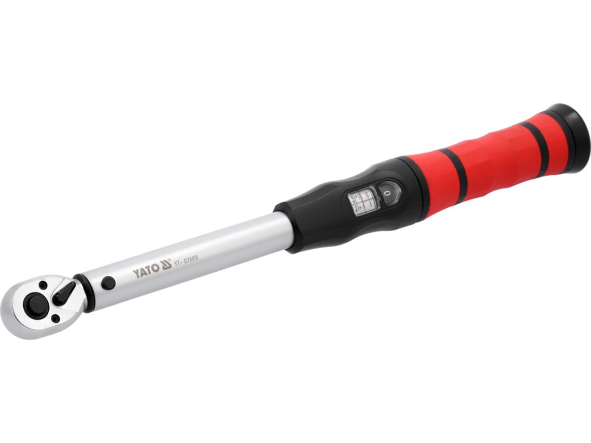 Ключ динамометричний з налаштувальним вічком YATO : квадрат 3/8", F= 20- 120 Нм, L= 425 мм [6]