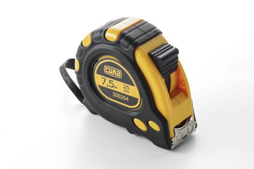 Рулетка обгумована з магнітом «Супермагніт» 7,5м*25мм Стандарт СИЛА