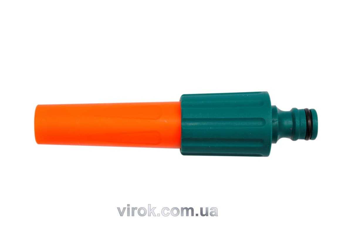 Зрошувач прямий FLO до шлангу 1/2", ABS-пластик [блістер] [12/120]