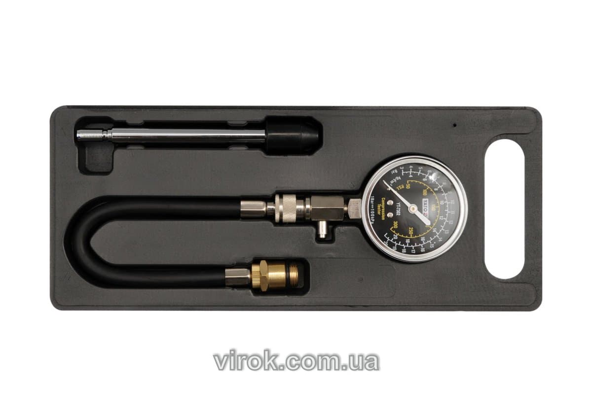 Компресометр для бензинових двигунів YATO з подовжувачами з різьбами [6/24]
