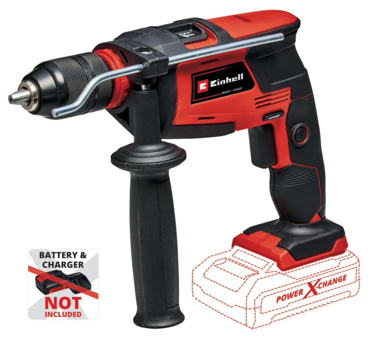 Дриль акумуляторна ударна Einhell TC-ID 18 Li - Solo (4513960)