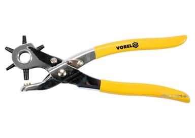 Дирокол ручний VOREL Ø= 2.5, 3, 3.5, 4, 4.5, 5 мм, l=220 мм [6/36]