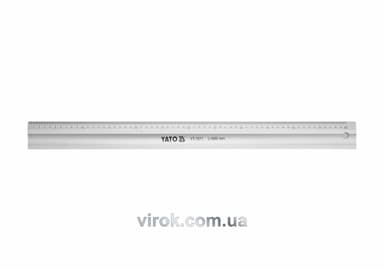 Лінійка алюмінієва YATO : L= 600 мм [10/50]