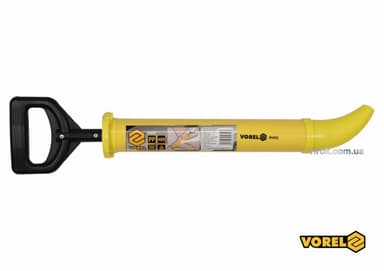 Шприц для нанесення будівельних сумішей VOREL: корпус Ø=60мм, сопло Ø=20мм. l=660 мм, пластиков [24]