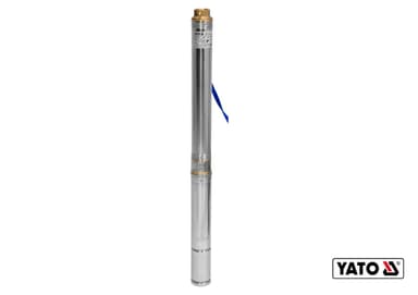 Насос для води глибинний YATO: 370 Вт, 5400 л/год, макс.висота- 35 м, макс.глибина- 80 м, кабель-20м